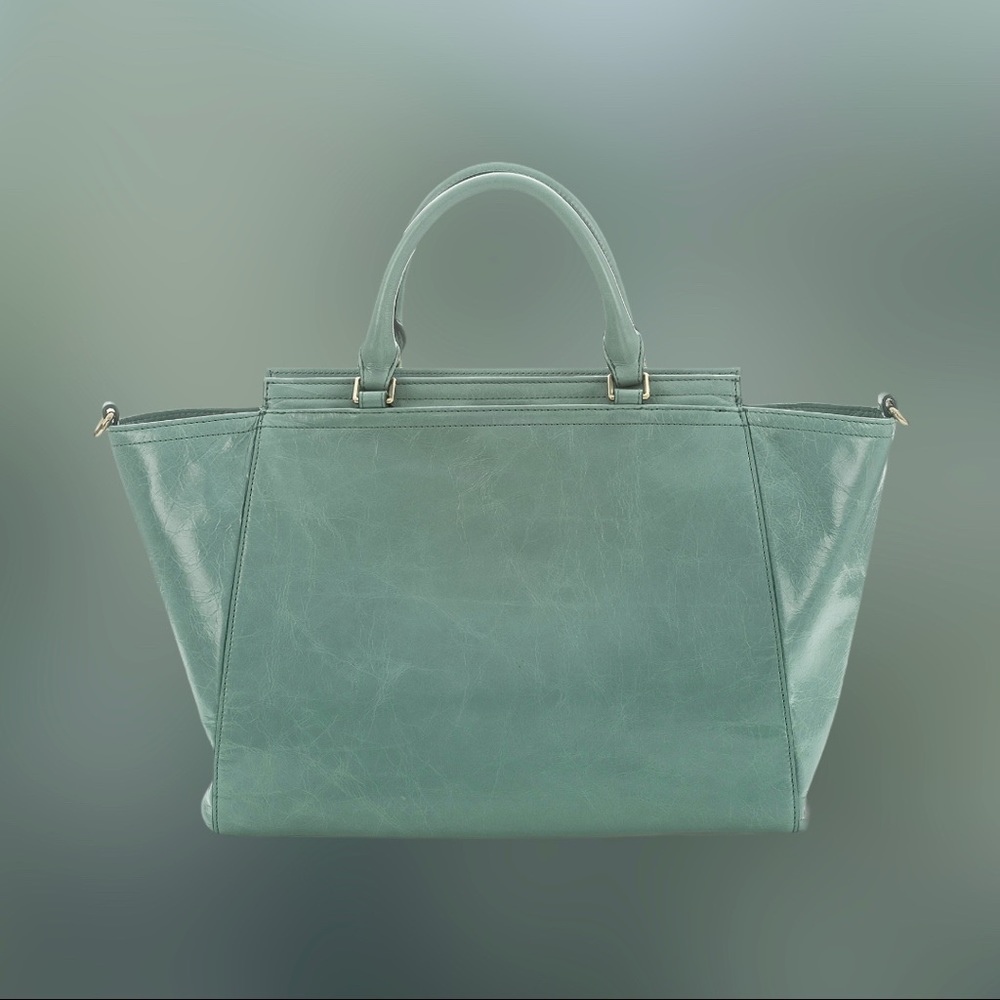 BRAHMIN TAYLOR SATCHEL TEAL EISENHOWER NEW W/ TAGS - Picture 3 of 9